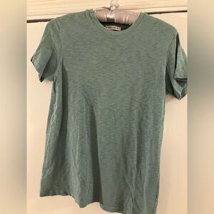 American Giant Azure sage Premium slub crew Tee, medium